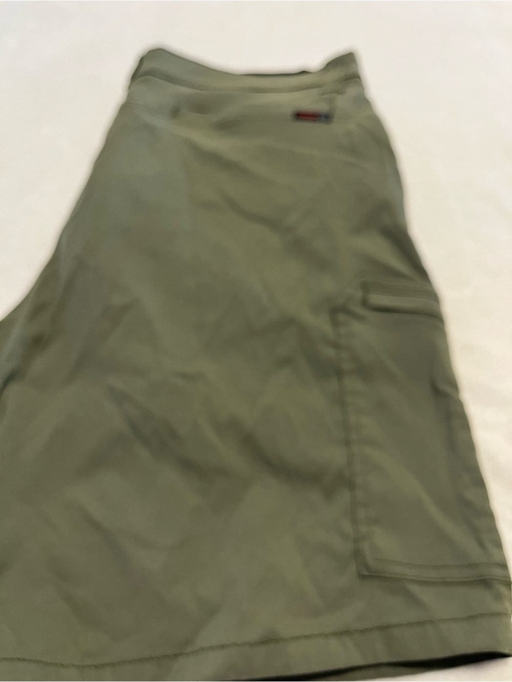 Wrangler ATG Men’s Olive Green Outdoor Utility Hiking Shorts Size 38 - Picture 8 of 8